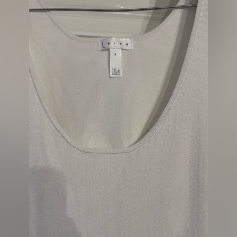 LEITH Scoop Neck Cut Out Tank Dress - Picture 2 of 7